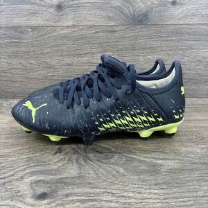 Puma Future Z 4.4 FG/AG Soccer‎ Cleats Youth Size 3C Blue Yellow Shoes